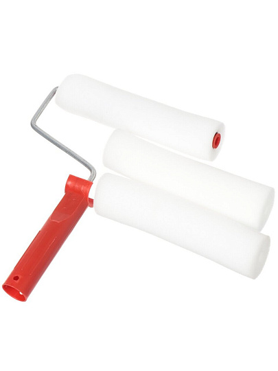 Валик малярный Bartex, Мини, +2 шубки, поролон, 180 мм, с бюгелем, 615044 РФ