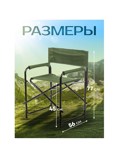Кресло складное 56х77х45 см, полиэстер, 120 кг, C010109