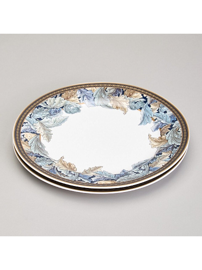 Набор тарелок закусочный, фарфор, 2 шт, 20.5 см, круглый, Art Collection, Lefard, 590-693