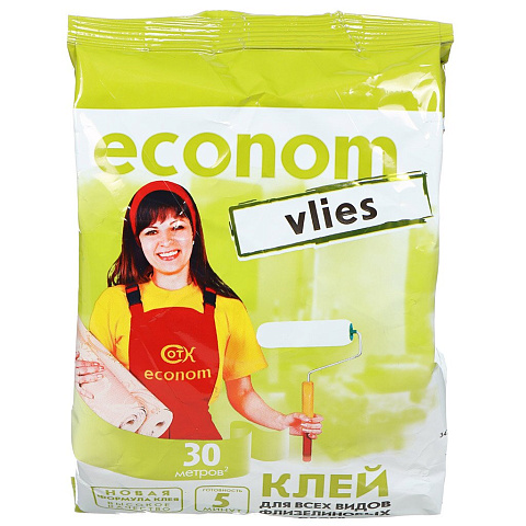 Клей для флизелиновых обоев, Econom, 250 г