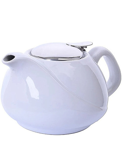 Чайник заварочный керамика, 0.75 л, с ситечком, Loraine, 23057-4, в ассортименте