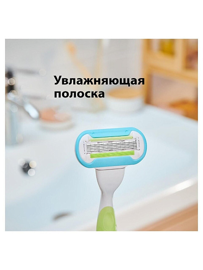 Станок для бритья Gillette, Venus Embrace, для женщин, 2 сменные кассеты
