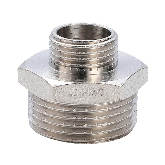 Бочонок 3/4"х1/2", ш-ш, латунь, наружный/наружный, переходной, РМС, 07НН-20х15