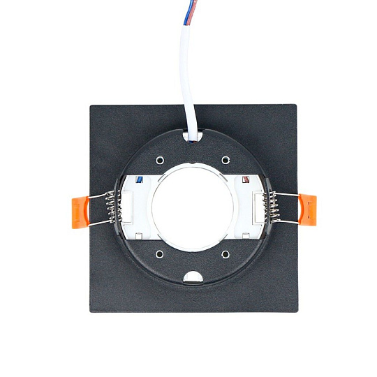 Светильник встраиваемый Вега, GX53, квадратный, черный, General Lighting Systems, GCL-GX53-H38