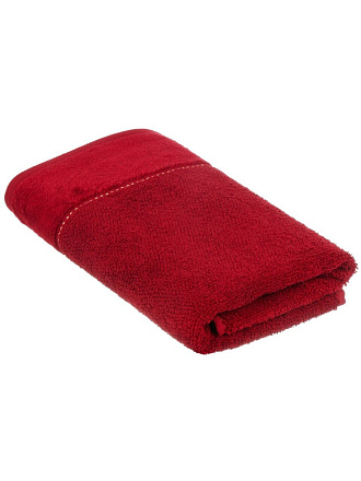 Полотенце банное 50х90 см, 100% хлопок, 470 г/м2, Амур, Silvano, бордо, Узбекистан