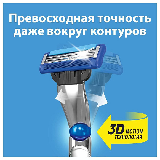 Сменные кассеты для бритв Gillette, Mach3 Turbo, для мужчин, 2 шт