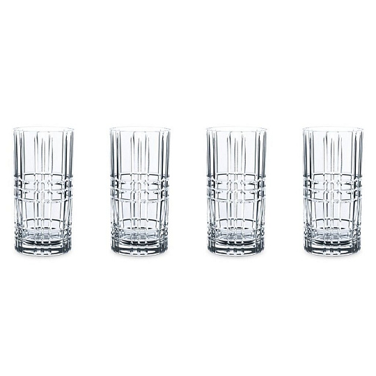 Стакан 445 мл, бессвинцовый хрусталь, 4 шт, Nachtmann, Square, 101049