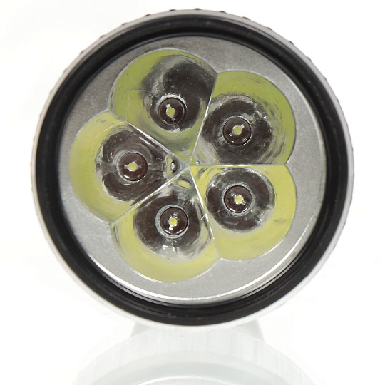 Фонарь ручной, встроенный аккумулятор, Ultraflash, LED 3 859/ 3 857 , зарядка от сети 220 В, пластик, черный, 13374/14020