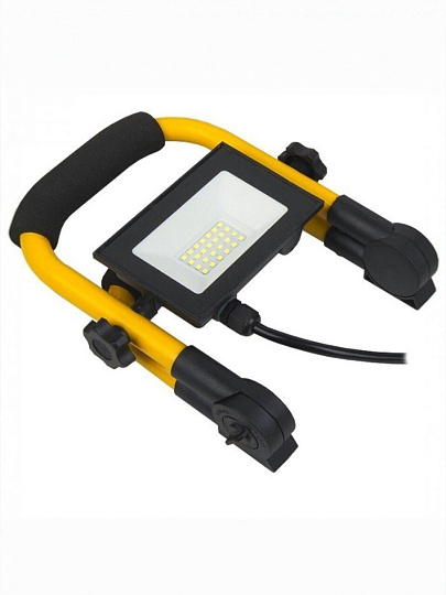 Прожектор светодиодный, General Lighting Systems, 30 Вт, 6500 К, IP65, 2740 Лм, черный с желтым, 403278
