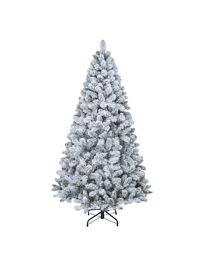 Елка новогодняя напольная, 210 см, Эверест, ель, хвоя ПВХ пленка, заснеженная, 132210, ЕлкиТорг
