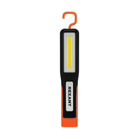 Фонарь ручной, Rexant, NEW AGE, 3 реж+ режим SOS., на магните, подвесной, аккум+USB, 75-1704