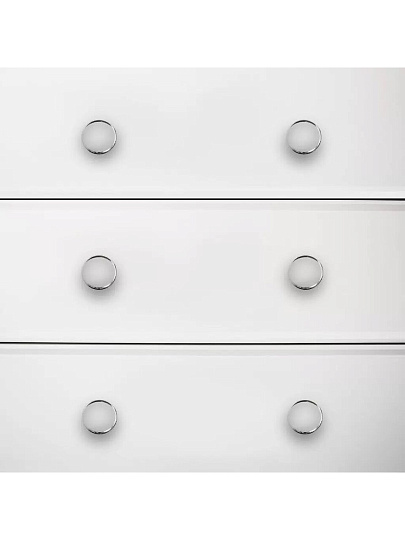 Ручка-кнопка мебельная StahlBuro, AP2704, 2 штуки, хром, 16733