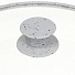 Крышка для посуды стекло, 26 см, Daniks, Мрамор, кнопка бакелит, силикон, серая, с силиконовым ободом, HA360 - фото 3