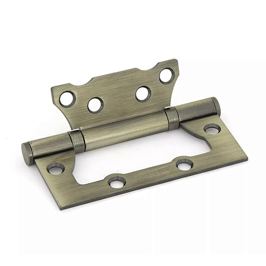 Петля накладная Фабрика Замков, 100х75х2.5 мм, E-2BB-100 AB, 109558, пакет 50/100, антик бронза