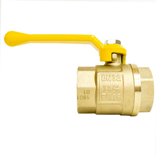 Кран для газа г-г, 1"1/4, ручка, STI