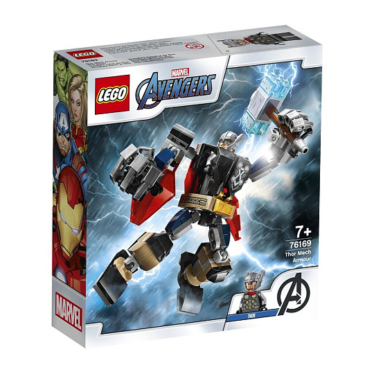 Конструктор Lego, Super Heroes, Тор: робот, 7-9 лет, 139 деталей, 76169
