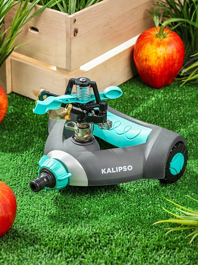 Разбрызгиватель 1 режим, импульсный, скорость 18 л/м, площадь покрытия до 530м², быстросъемный, Kalipso, DY6023