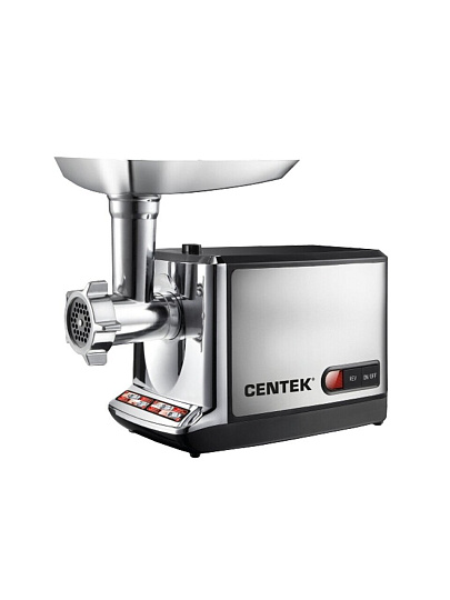 Мясорубка электрическая Centek, CT-1613, 2000 Вт, реверс, 2 кг/мин, пластик, металлический лоток