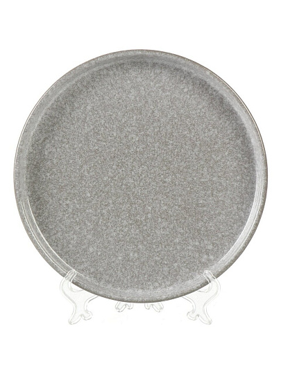 Тарелка десертная, керамика, 21 см, круглая, Stone, Daniks, HMN240412A1-SI/P