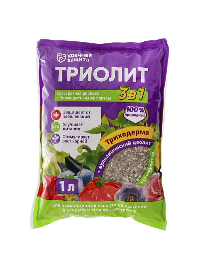 Удобрение Триолит, 1 л, 1010 г, Удачная защита