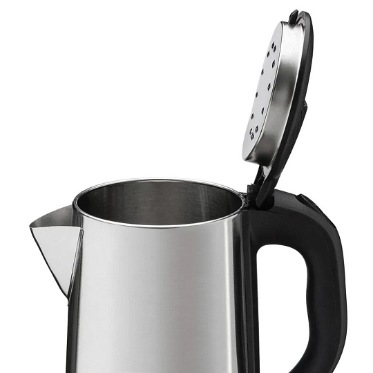 Чайник электрический Волжанка, ЭЧ-002, 1.8 л, 1500 Вт, скрытый нагревательный элемент, нержавеющая сталь