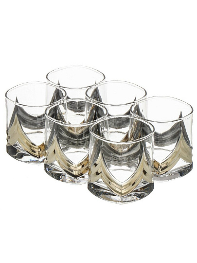 Стакан для виски 330 мл, стекло, 6 шт, Glasstar, Триумф, N_620_4