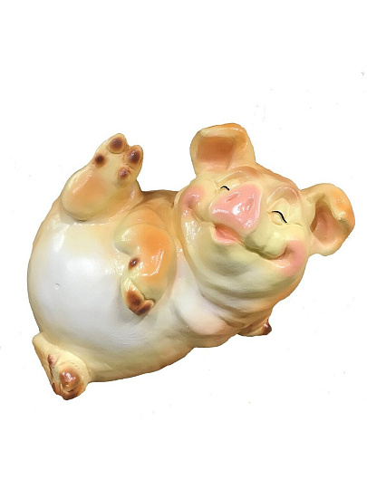 Копилка Свинка на боку, 325