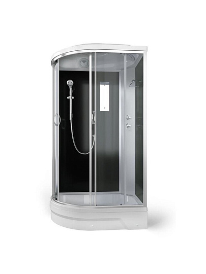 Душевая кабина 120х80х226 см, правый, поддон 26 см, тонированная, Erlit, ER351226R-C4-RUS