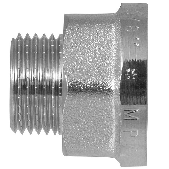 Переходник 3/8"х1/2", ш-г, латунь, индивидуальная упаковка, MasterProf