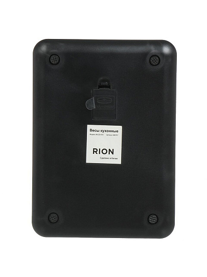 Весы кухонные электронные, металл, Rion, ZD-416, платформа, точность 3 г, до 5 кг, LCD-дисплей, ZD-416