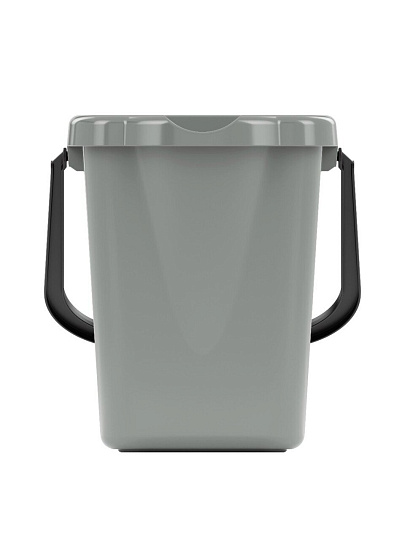 Ведро пластик, 16 л, в ассортименте, хозяйственное, со сливом, прямоугольное, Альтернатива, Эконом, М8587