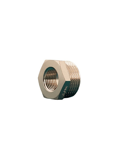 Футорка 1"x1" 1/2, DN 25х15, ш-г, никель, внутренняя/наружная, РМС