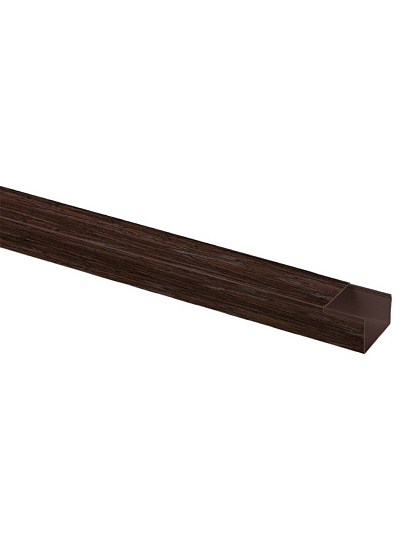Кабель-канал пластик, 100х60 мм, 2 м, венге, TDM Electric, 3D, ЭКО, SQ0402-2410