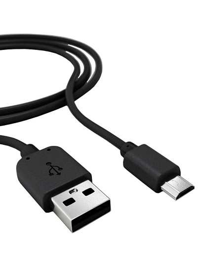 Кабель USB, Red Line, micro USB, 1 м, черный, УТ000002814