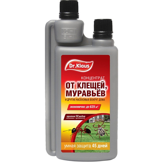Инсектицид от муравьев, клещей, флакон, 250 мл, Dr.Klaus