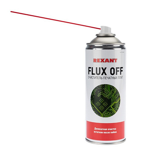 Очиститель печатных плат Flux Off, 0.52 л, Rexant, ТУ