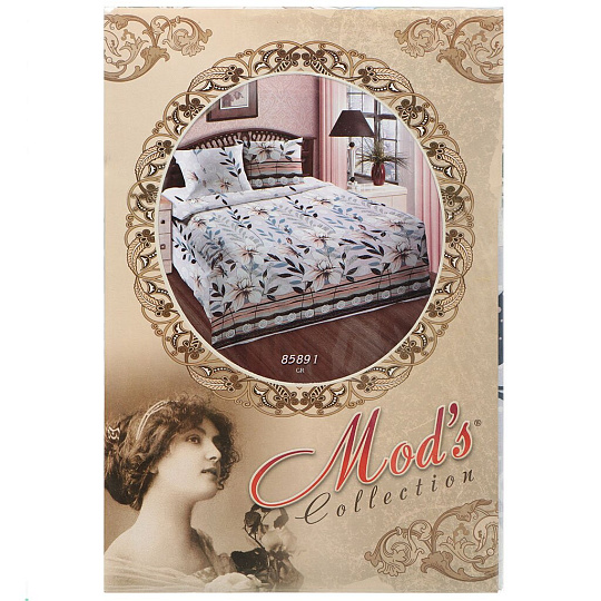 Постельное белье Шуйские ситцы 2-спальное поплин (простыня 220х200 см, 2 наволочки 70х70 см, пододеяльник 215х175 см) с1232шв 85891