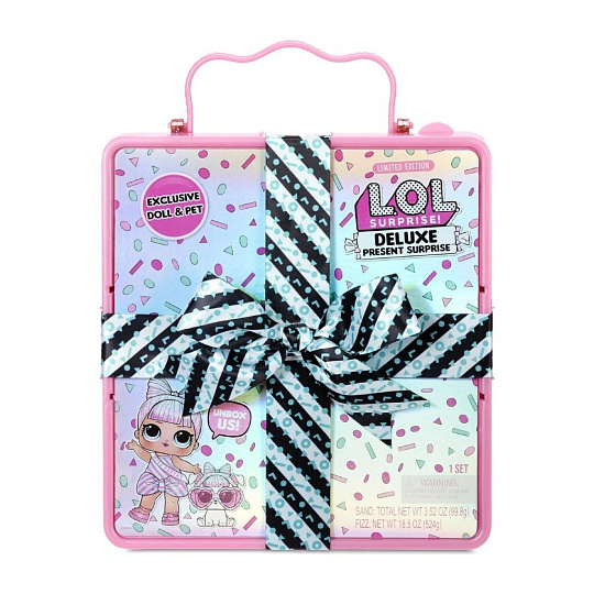 Кукла L.O.L., Шипучий сюрприз Present Surprise, 570691, розовая