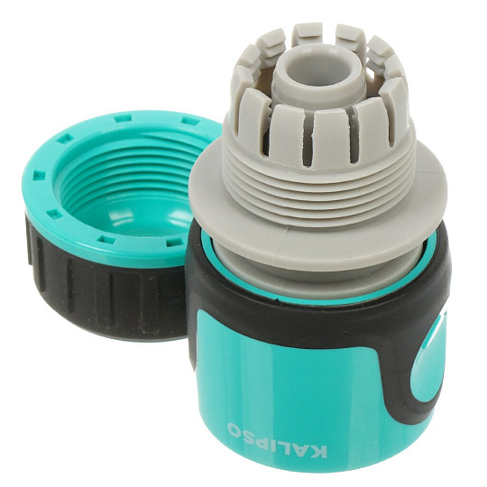Коннектор для шланга 1/2", быстросъемный, пластик, Kalipso, DY8010GL
