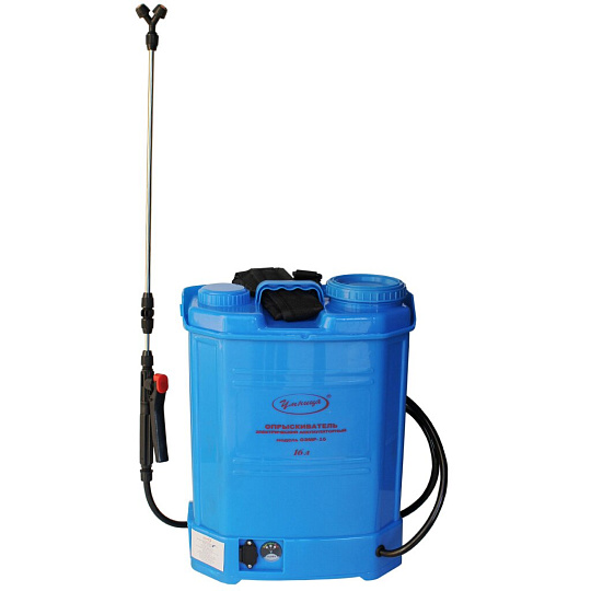 Опрыскиватель аккумуляторный, Умница, 16 л, свинцово-кислотный, 12 А.ч, 12 В, пластик, ОЭМР-16