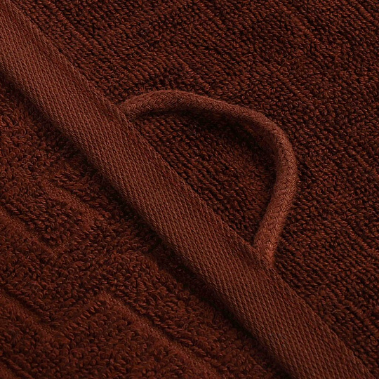 Полотенце банное 50х90 см, 100% хлопок, 541 г/м2, Galiha Jacquard, Anilsan, коричневое, Турция, 70655090