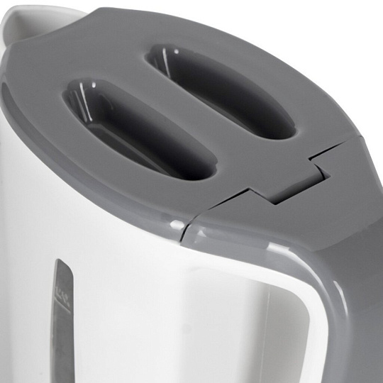 Чайник электрический Gelberk, GL-465, серый, 0.5 л, 500 Вт, открытый нагревательный элемент, пластик