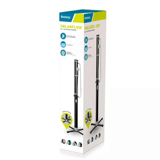 Душ летний 20 л, садовый, от солнца, Bestway, SolarFlow, 58695