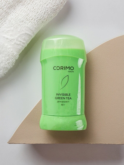 Дезодорант Corimo, Green Tea, для женщин, гелевый, стик, 60 г
