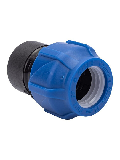 ПНД муфта d25х3/4", внутренняя резьба, соединительная, Valfex