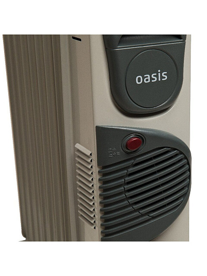 Радиатор Oasis, 7 секций, напольный, 1.5 кВт, 15 м2, BB-15T
