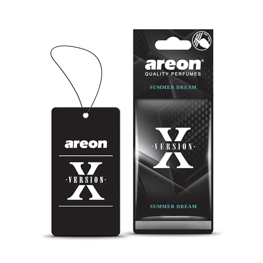 Ароматизатор в машину подвесной, сухой, Areon, X-Version Летняя мечта, 704-AXV-009