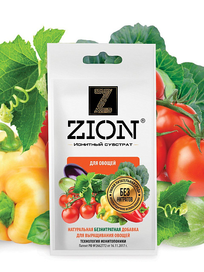 Удобрение для овощей, саше, минеральное, субстрат, 30 г, Zion