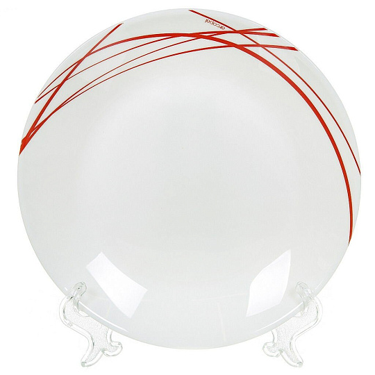 Сервиз столовый стекло, 18 предметов, на 6 персон, Luminarc, Domitille Red, P3363