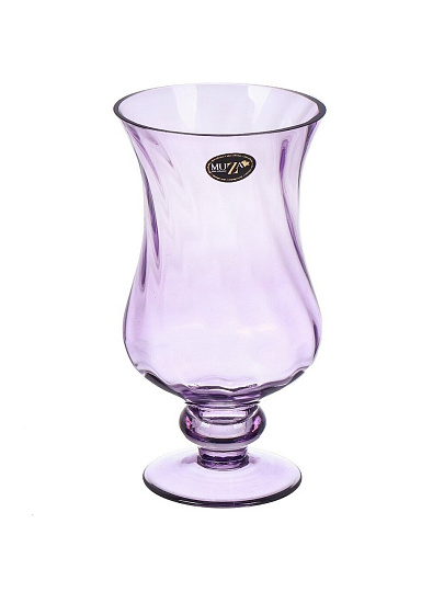 Ваза стекло, настольная, 27 см, Muza, Elegia lavender, 380-812